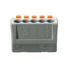 Excellway ET25 2/3/5 Pins Spring Terminal Block 5Pcs Electric Cable Wire Connector