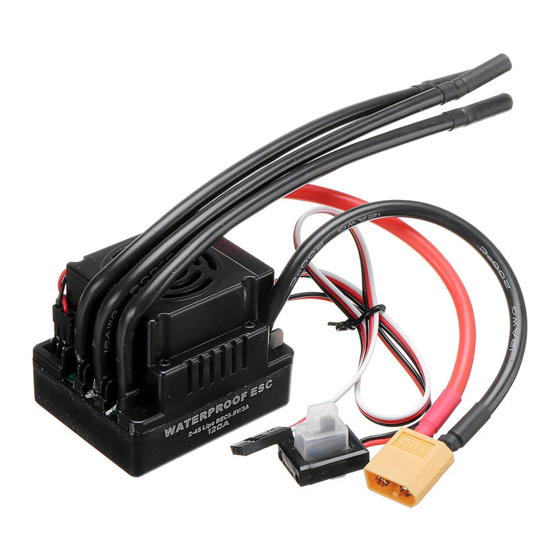 3650 3900KV Motor W/ 120A Brushless ESC For 1/8 1/10 RC Car Parts