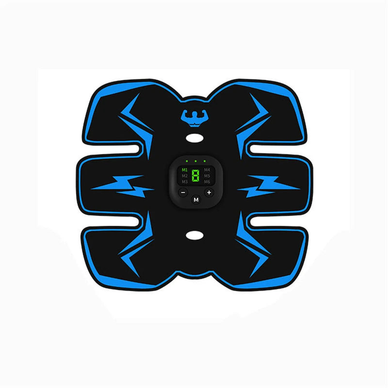 Abdominal Arm Muscle Training Stimulator Set EMS Electrical Body Shape Trainer with LCD Display Rechargeable Ab Belt Set