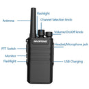 Baofeng BF-V8 Walkie Talkie 5W 16 Channels Long Range 1-8KM 1500mAh Battery Voice Encryption Type-C Charging Walkie Talkie