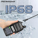 Baofeng UV-9R Pro V2 High Power Long Range Walkie Talkie 128 Channels Tri-Power Multi-band Wireless Copy Frequency IP68 Waterproof Type-C Rechargeable Ham Two Way Radio with Flashlight