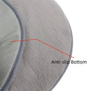 IPRee Winter Round Rabbit Fleece Usb Interface Waterproof Heating Seat Cushion, Office Outdoor Car Electric Heating Seat Cushion