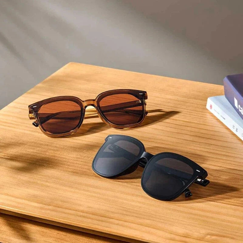 Xiaomi Mijia Square Polarized Sunglasses UV400 Protection TAC HD Anti-glare Lense TR90 frames Sunglasses for Men Women Outdoor Travel