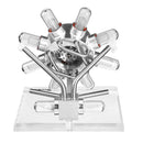 Eachine ET3 STEM Hot Air Four Cylinder Stirling Engine External Combustion Engine Model Is Suitable for Science Experiments