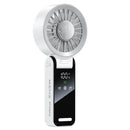 Tevorex Mini USB Fan with Digital Display 100-Speed Portable Folding Cooling Fan High Speed Strong Wind Handheld Small Fan for Outdoor