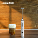 MHW-3BOMBER Electric Milk Frother Handheld Milk Foam Maker 304 Stainless Steel Handheld Egg Foamer Whisk for Home Kitchen