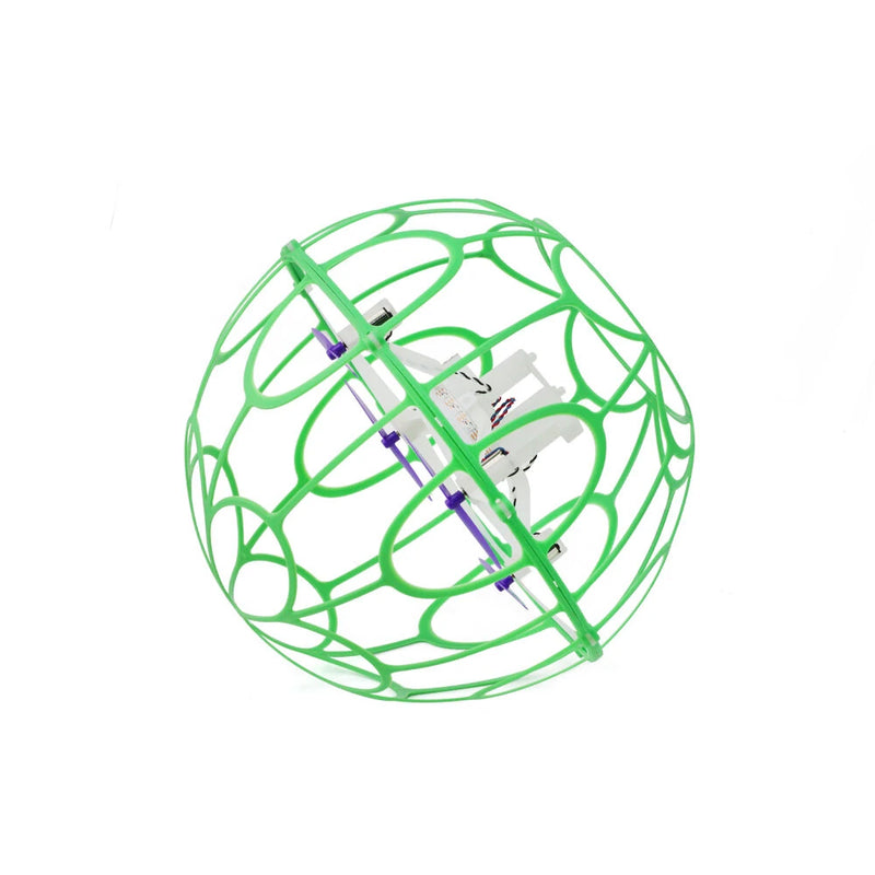 HGLRC B200 Soccer 120mm Wheelbase 2S Barometric Altitude Hold Mode Spherical Fully Protected Kids Gifts 2.4G 4CH 6-Axis Remote Control RC Toys Drone Quadcopter RTF