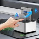 Blueendless HD07A Dual Bay External Hard Drive Dock USB3.0 High Speed for 2.5/3.5-Inch Hard Drives Offline Cloning Data Backup Up to 40TB Capacity Plug and Play Mobile HDD Dock