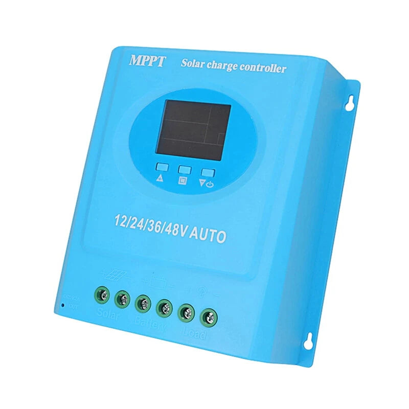 100A/120A/150A 12V/24V/36V/48V MPPT Solar Controller Power Display Dual USB Output Intelligent Charging Light Control Lead-Acid Lithium