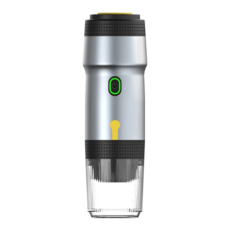 Comfook Portable Capsule Coffee Machine One-Touch Espresso Machine Cold & Hot Brew Rechargeable 7500mAh Battery Supports Capsules & Powder