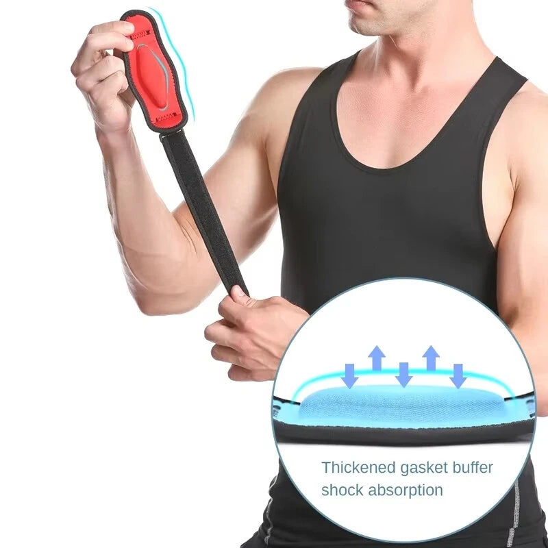 AOLIKES 1PCS Adjustable Basketball Tennis Golf Elbow Support Golfer's Strap Elbow Hand Protective Pads Lateral Pain Syndrome Epicondylitis Brace for Muscle Strength