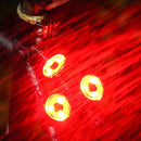 400lm LED Rear Bike Light Safety Tail Light Waterproof Professional  Natural White Bicycle Cycling Light Adjustable Button Battery For Camping Hiking Caving Everyday Use