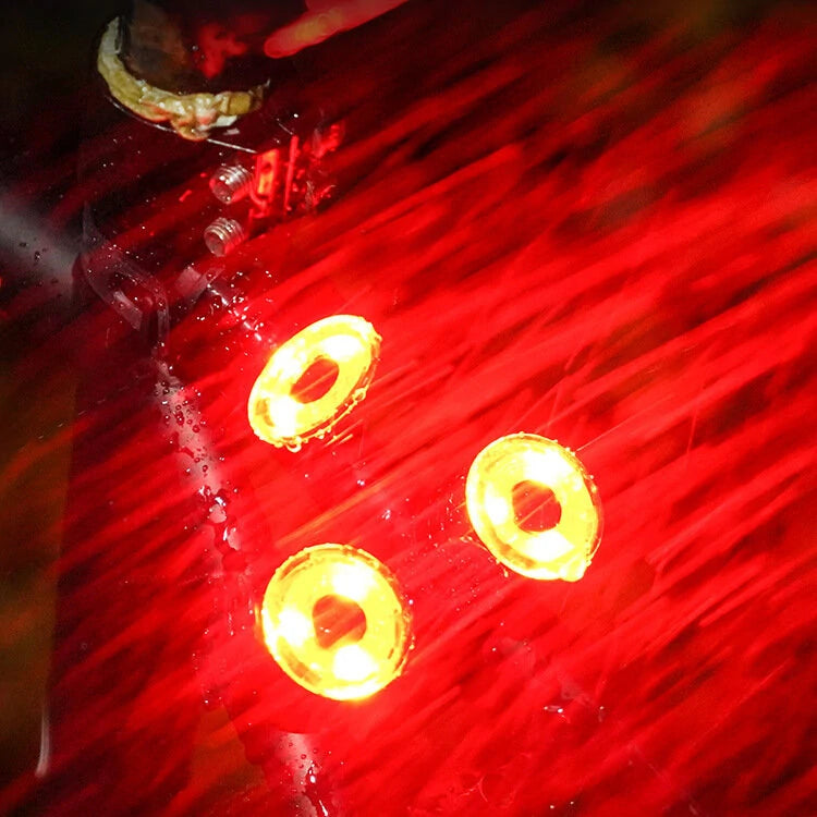 400lm LED Rear Bike Light Safety Tail Light Waterproof Professional  Natural White Bicycle Cycling Light Adjustable Button Battery For Camping Hiking Caving Everyday Use