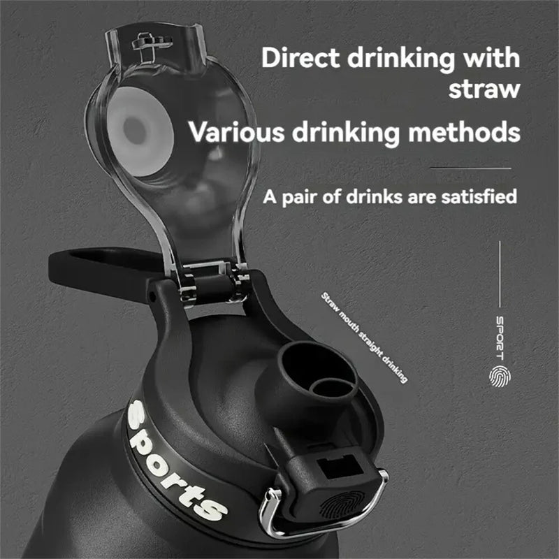 IPRee 1L Thermos Water Bottle 316 Stainless Steel Vacuum Flas Tumbler Coffee Cup Insulated Hot Tea And Cold Water Bottle Thermal Drink