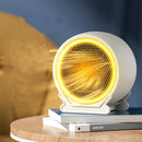 220-240V Mini Heater Desktop Small Heater for Home Office 1200W Portable Electric Heater Low Noise Dual-Speed Adjustment
