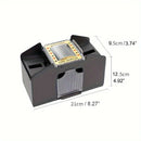 2/4/6 Decks Automatic Poker Card Shuffler for Tabletop Games Automatic Card Shuffler Automatic Playing Cards Shuffler Mixer Games Poker Sorter Machine Dispenser for Travel Home