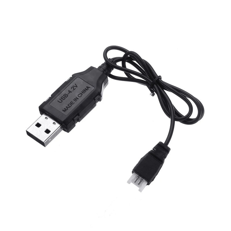 Eachine Mini Mustang P-51D F4U T-28 Trojan F22 F16 BF109 Spitfire P40 A6M Zero FW190 RC Airplane Lipo Battery USB Charging Cable Wire 1S