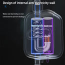 220V EU Plug Mini Instant Electric Water Heater Shower Set with Temperature Control Instant Hot Water Heater Shower Bathroom Faucet Water Heater 3500W Electric Water Heater Tankless Instant Heater