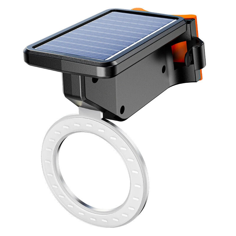 Bikight Solar Bike Taillight Light Sensor 3 Light Modes Waterproof Round Heart Shape Bicycle Rear Light for Night Cycling