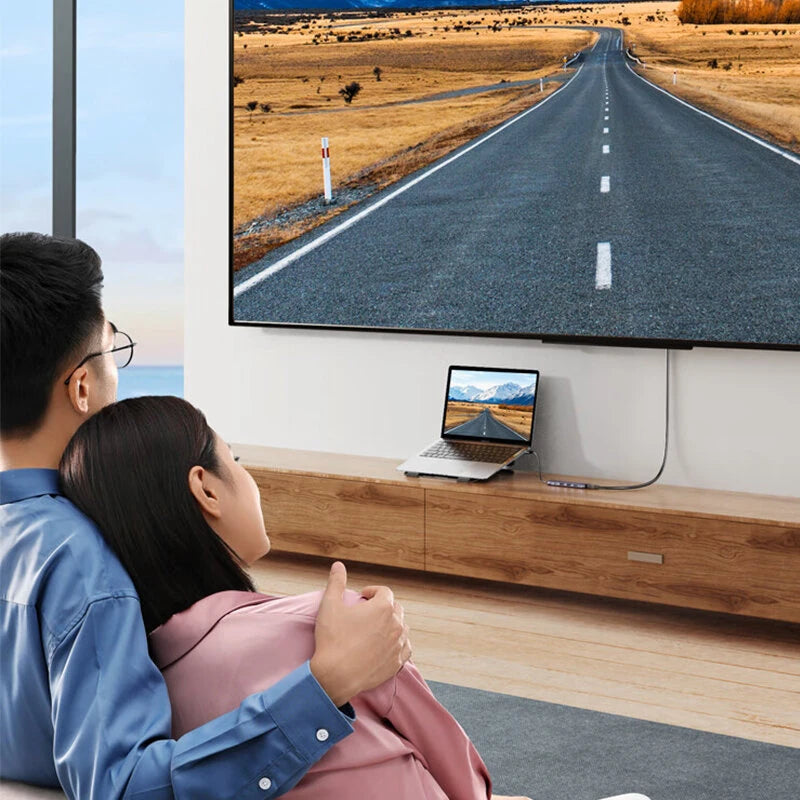 UGREEN Thunderbolt4 5-in-1 Type-C Docking Station with 5Gbps USB3.0*3 / PD100W Type-C / 4K@30Hz HD Multi-ports Hub Splitter Adapter for PC Laptop Computer XIAOMI HUAWEI