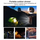IPRee 3.5-4.5L/min Outdoor Camping Shower Portable Electric Shower Pump IPX7 with LED Light for Camping Backpacking Beach Pet Watering
