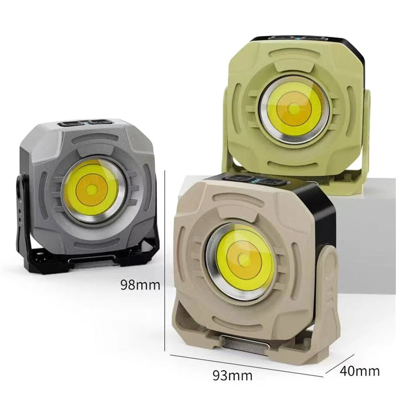 IPRee Usb Charging Camping Light 2400LM Emergency Warning Light Portable Usb Rechargeable Keychain Work Light for Outdoor Camping Emergency