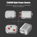 2500W High-Temperature High-Pressure Steam Cleaner 230V 901ml Capacity 4 Temperature Levels ABS Base for Kitchen Air Conditioner Cleaning