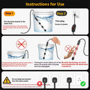 Tevorex Immersion Water Heater with Thermostat Temperature Control Portable Bathtub Bucket Submersible Heater Pool Heater for Inflatable Above Ground Swimming Pool-EU plug