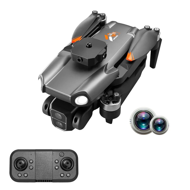YLR/C S119 WiFi FPV with Electric Adjustment HD Dual Camera 360 Obstacle Avoidance Optical Flow Positioning Brushless Foldable RC Drone Quadcopter RTF
