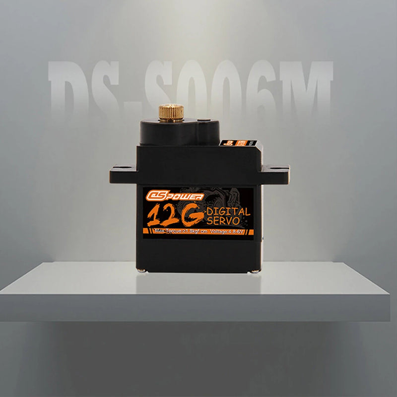 DS-S006M 12G High Torque Digital Servo Copper Gears Adjustment RC Model Robot Drone Accessories