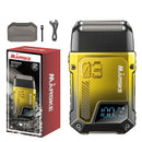 MARSKE MS-3412 Electric Beard Shaver High Speed Motor Beard Trimmer for Men Reciprocating 2-Blade Shave System Hair Clippers Electric Shave