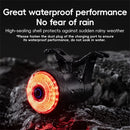 ROCKBROS Q0 Qzero Bicycle Taillight Smart Auto High Brightness Brake Sensing Waterproof LED USB Charging Bike Rear Light for Mountain Road Night Ride