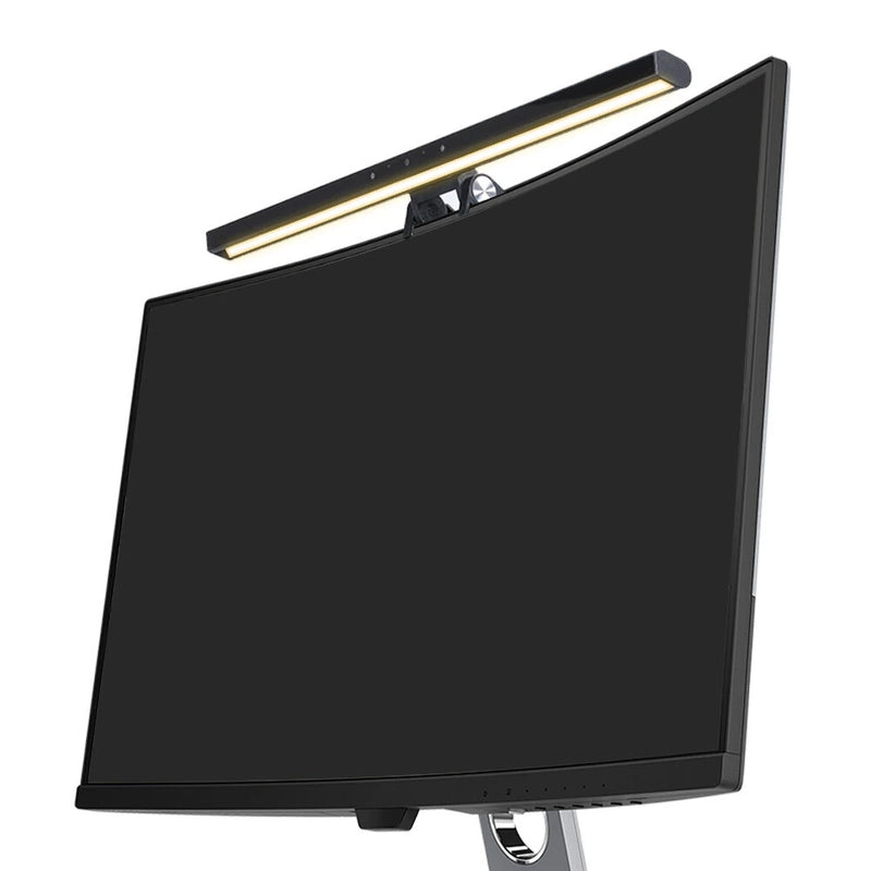 BlitzWolf BW-CML6 RGB Gaming Monitor Light Bar with Wireless Remote Control, Dynamic Pickup, Stepless Dimming/Color Temperature, Dual Light Source, Asymmetric Optical Design Eye Protection Anti-Glare for Home Office PC Computer
