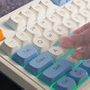 LANGTU L98 Wired RGB Gaming Keyboard with Display Screen and Volume Knob 98-Keys Gasket Structure Waterproof Membrane Mute Keyboards for PC Laptop Computer