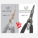 TUNALA Fishing Line Cutter Pliers Stainless Steel Multifunctional Fishing Line Clamp Tools for Outdoor Saltwater Freshwater Fishing