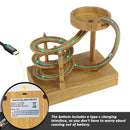 NIKOLATOY Electromagnetic Acceleration Perpetual Motion Machine Model Bulit-in Battery Desktop Ornaments Science Discovery Toys