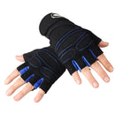 XANES Cycling Gloves Fitness Weight Lifting Wristband Half Finger Gloves Body Building Training Sports Exercise Gloves