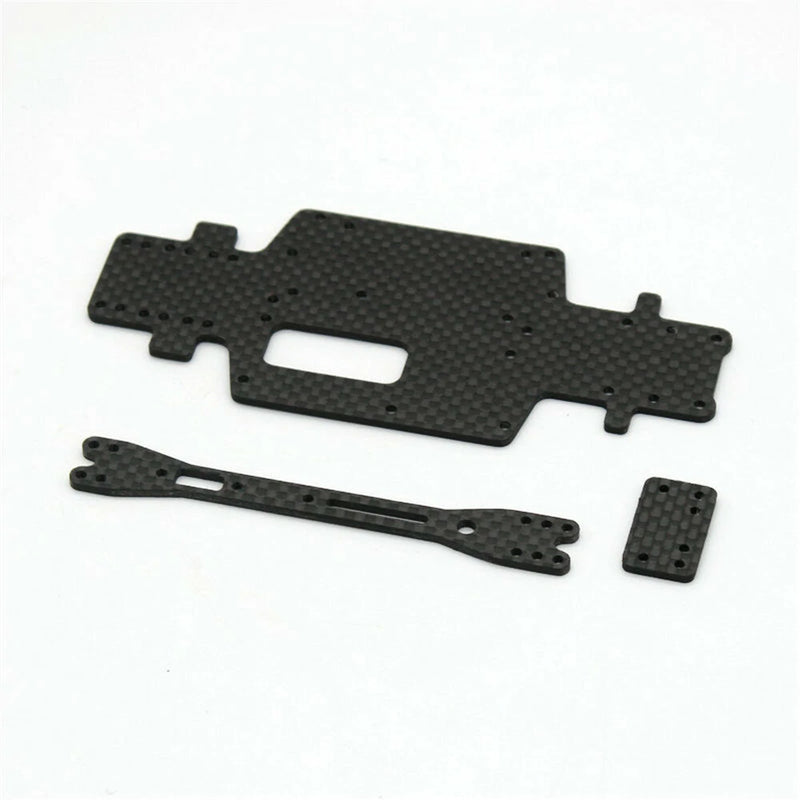 Upgraded Carbon Fiber Chassis Bottom Second Floor Plate for Wltoys 284161 284010 284131 K989 K979 K999 1/28 RC Car Vehicles Parts