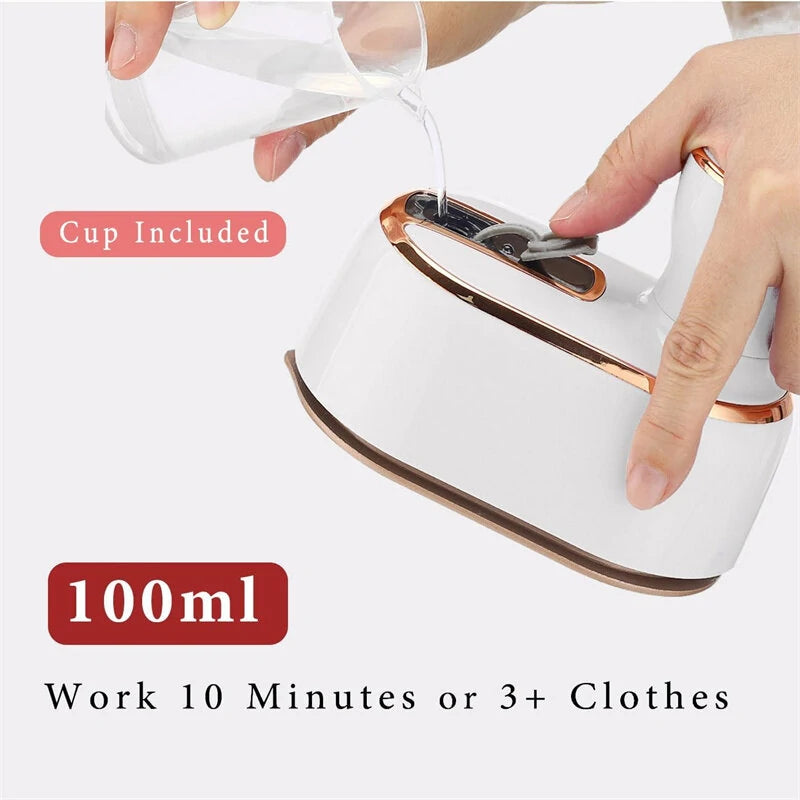 Mini Garment Steamer Steam Iron Handheld Portable Home Travelling for Clothes Ironing Wet Dry Ironing Machine