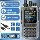 BinTolk BT8200 10W Tri Power Two Way Radio Walkie Talkie 256CH Wide Frequency 18-999MHz Wireless Copy Type-C Charging Long Range Outdoor Emergency Communication
