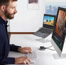 UGREEN CM662 USB KVM Switch USB 3.0 Switcher KVM Switch for PC Keyboard Mouse Printer 2 PCs Sharing 4 Devices USB Switch