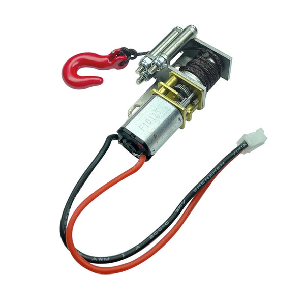 LDR/C LDP06 1/12 Unimog 435 RC Car Upgraded Metal Winch Set LP0006 LP0007 Vehicles Models Spare Parts