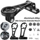 WEST BIKING Aluminum Alloy Bicycle Computer Holder Adjustable Angle Mountain Bike Headlight Sports Camera Mount Handlebar Extended Bracket