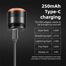 ROCKBROS Q5 Mini Smart Auto Bike Taillight Vibration Sensing Light Sensitivity Brake Rear Light IPx6 Waterproof Type-C Charging Bicycle Lump for MTB Road Night Cycling