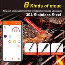 -4F to 212F Bluetooth Wireless Meat Steak Food Electronic Thermometer Grill Probe Smart Meat Food Kitchen Wireless Grill Thermometer