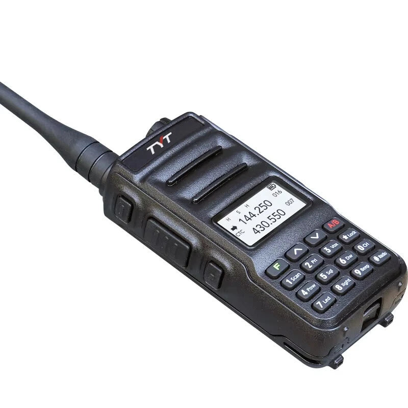 TYT TH-UV88 5W Walkie Talkies Dual Band Two Way Radio VHF/UHF 200 Channels VOXs FM Radio LCD Display CTCSS/DCS Scanning Emergency Alert