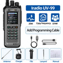 Iradio UV-99 20W Walkie Talkie Air Multi Band High Power FM NOAA 1024CH Wireless Copy Frequency Long Range Type-C Charging Ham Two Way Radio
