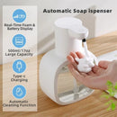Smart Foam Hand Soap Dispenser 500ml Capacity Waterproof Design with Infrared Sensor for Home Kitchen Bathroom