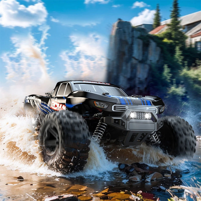 SMRC 8619 RTR 1/14 2.4G 4WD 38km/h RC Car High Speed Short Course Off-Road Truck LED Light Full Proportional Vehicles Models Toys