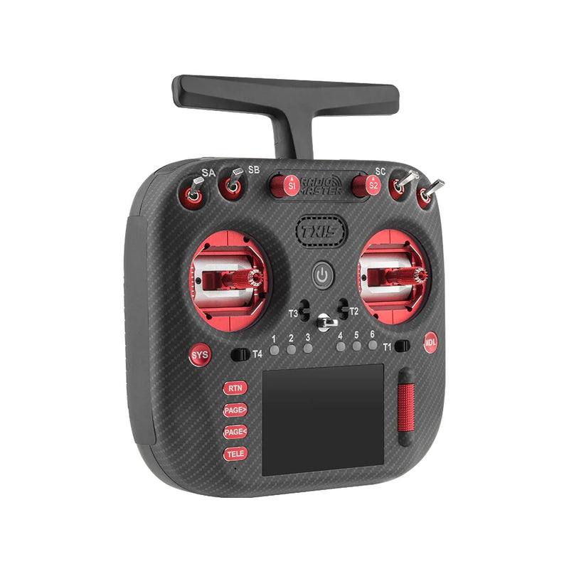 Radiomaster TX15 Max Built-in 2.4GHz/900MHz ELRS 16CH Radio Controller with AG02 CNC Hall Gimbal 3.5-Inch High-Visibility Color Touchscreen for FPV Racer Drones